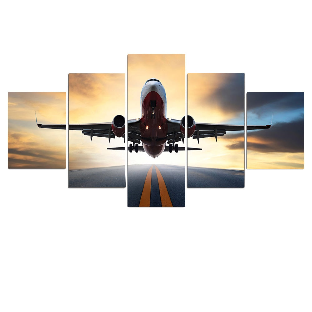 CORX Designs - Airplane Sunset Canvas Art - Review