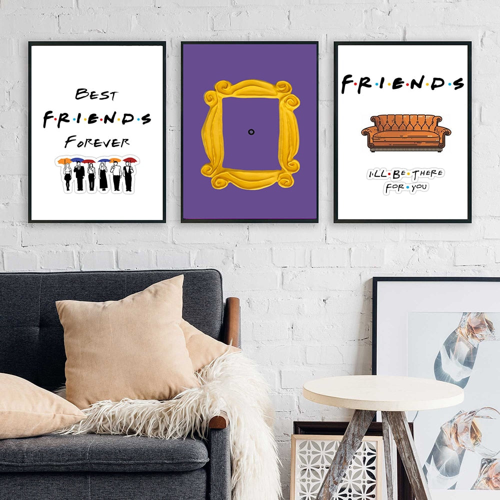 CORX Designs - Friends TV Show Sofa Mirror Canvas Art - Review