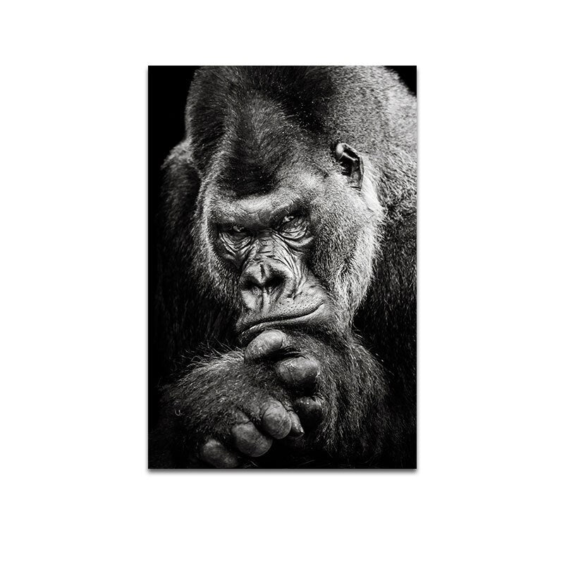 CORX Designs - Fierce Black Gorilla Canvas Art - Review