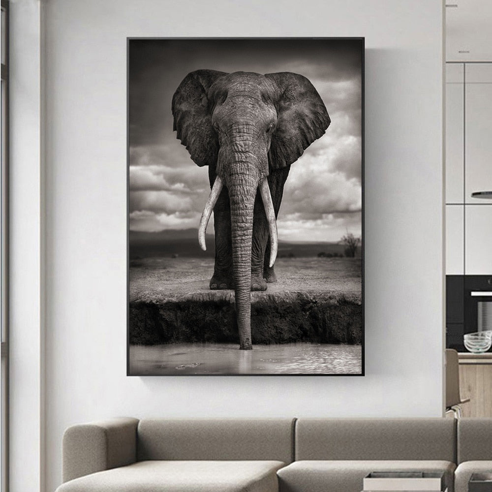 CORX Designs - Elephant Moon Canvas Art - Review