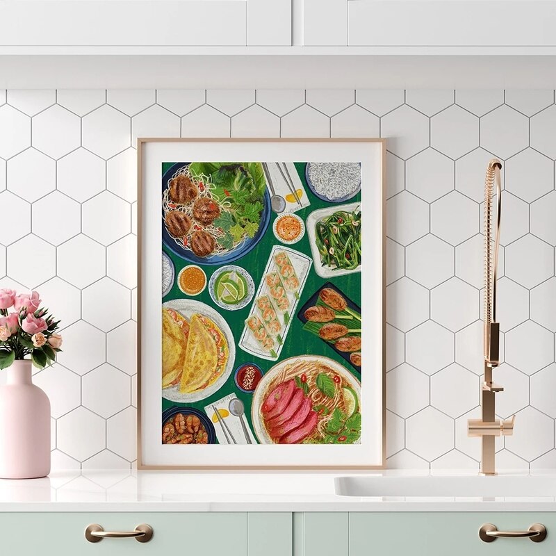 CORX Designs - Japanese Chinese Korean Food Canvas Art - Review