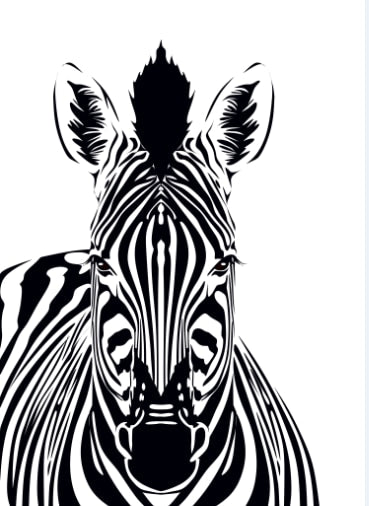 CORX Designs - Black and White Zebra Canvas Art - Review