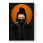 CORX Designs - Modern Girl Concealed Face with Black Cloth Canvas Art - Review