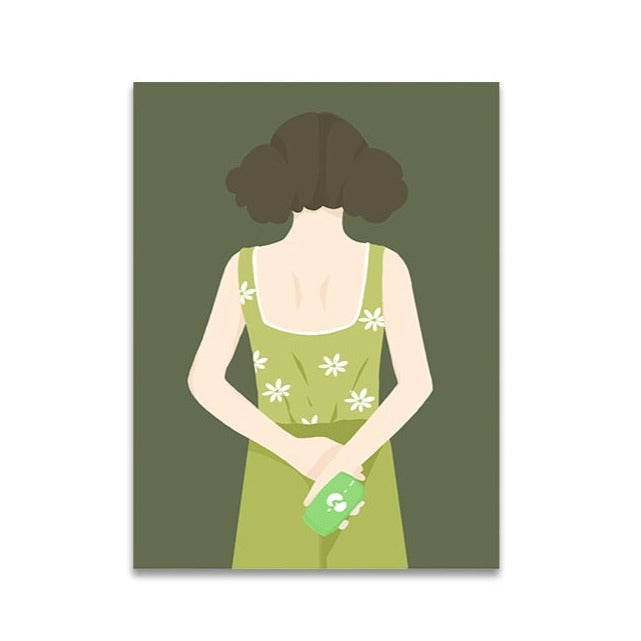 CORX Designs - Woman In Green Canvas Art - Review