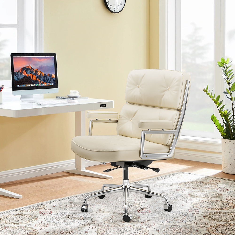 CORX Designs - Eames Mid-Century Executive Office Chair with Genuine Italian Leather - Review