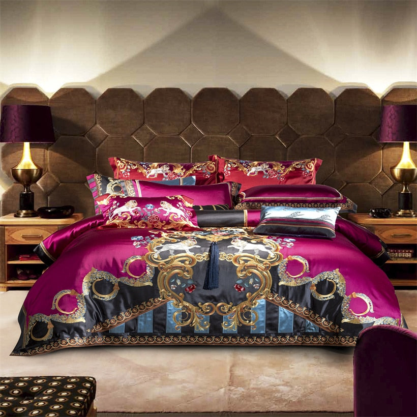 CORX Designs - Margaret Luxurious Silk Jacquard Duvet Cover Bedding Set - Review
