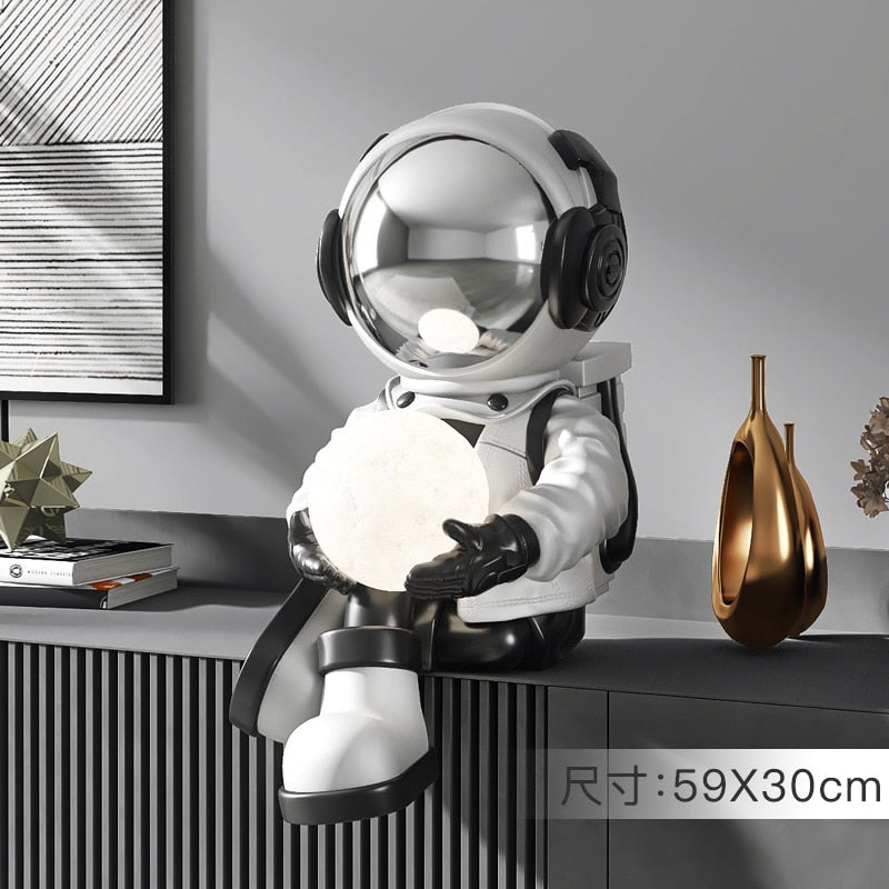 CORX Designs - Sitting Astronaut Statue With Light - Review