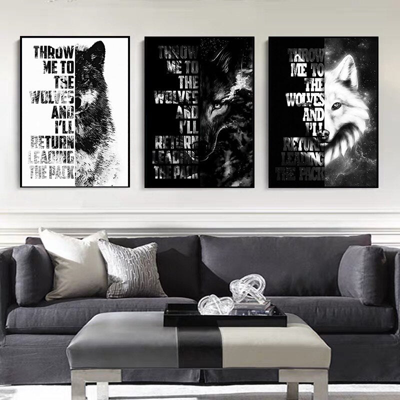 CORX Designs - Wolf Inspiration Quotes Canvas Art - Review