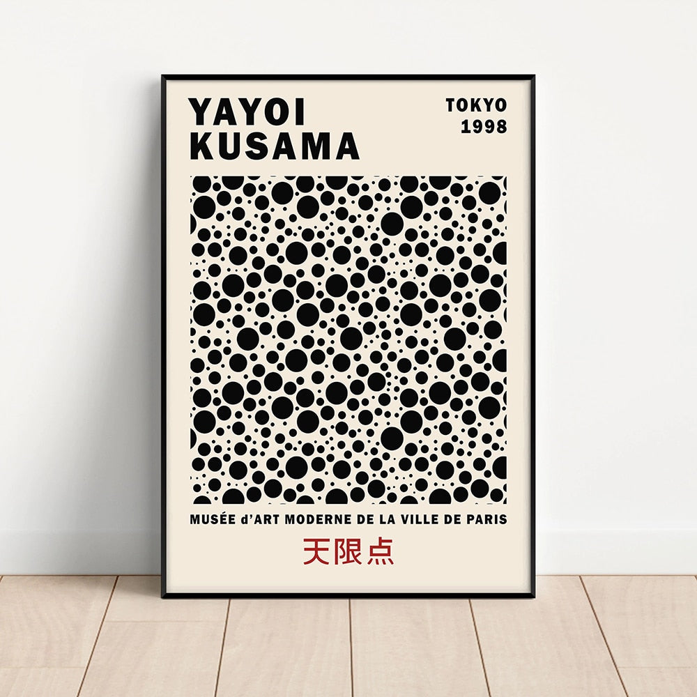 CORX Designs - Yayoi Kusama Abstract Line Dots Canvas Art - Review