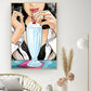 CORX Designs - Pulp Fiction Movie Poster Drinking Woman Man Canvas Art - Review
