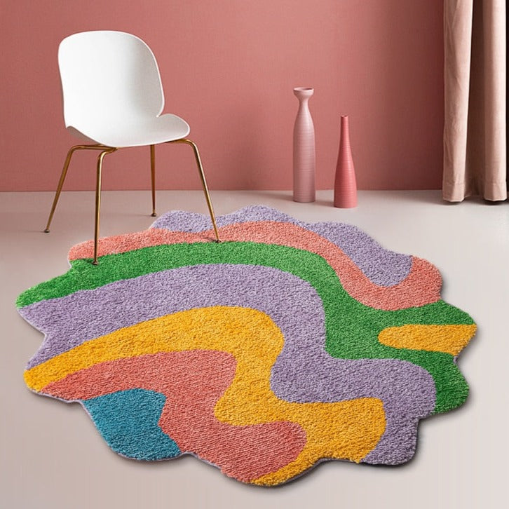CORX Designs - Retro Groovy Psychedelic Tufted Rug - Review