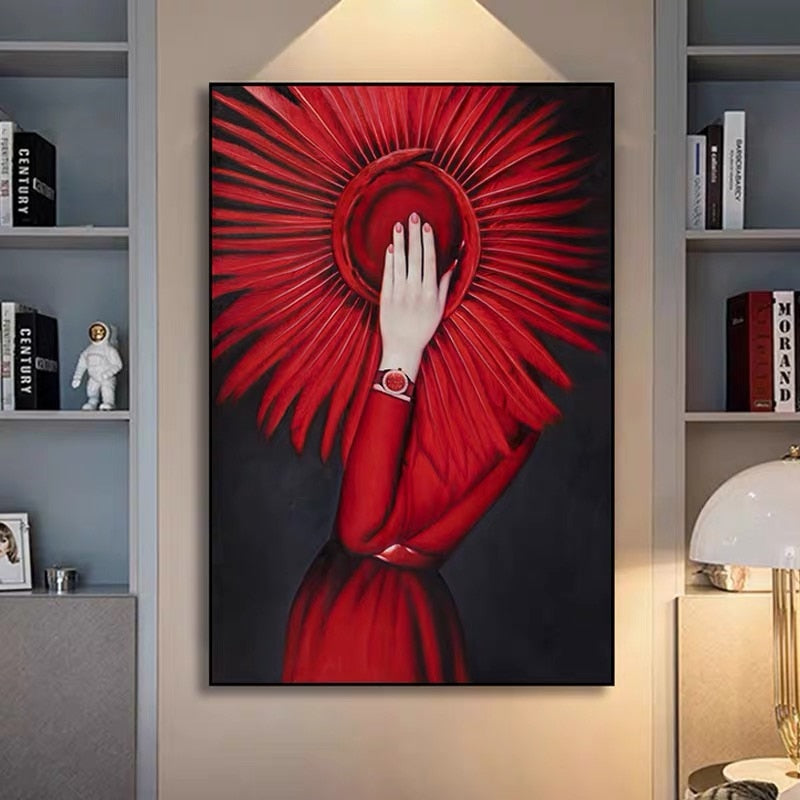 CORX Designs - Woman In Red Dress Canvas Art - Review