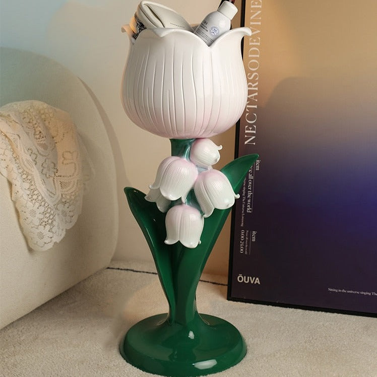CORX Designs - Flower Storage Floor Ornament Statue - Review