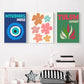 CORX Designs - Ibiza Mykonos Muse Eye Tulum Coral Flower Canvas Art - Review