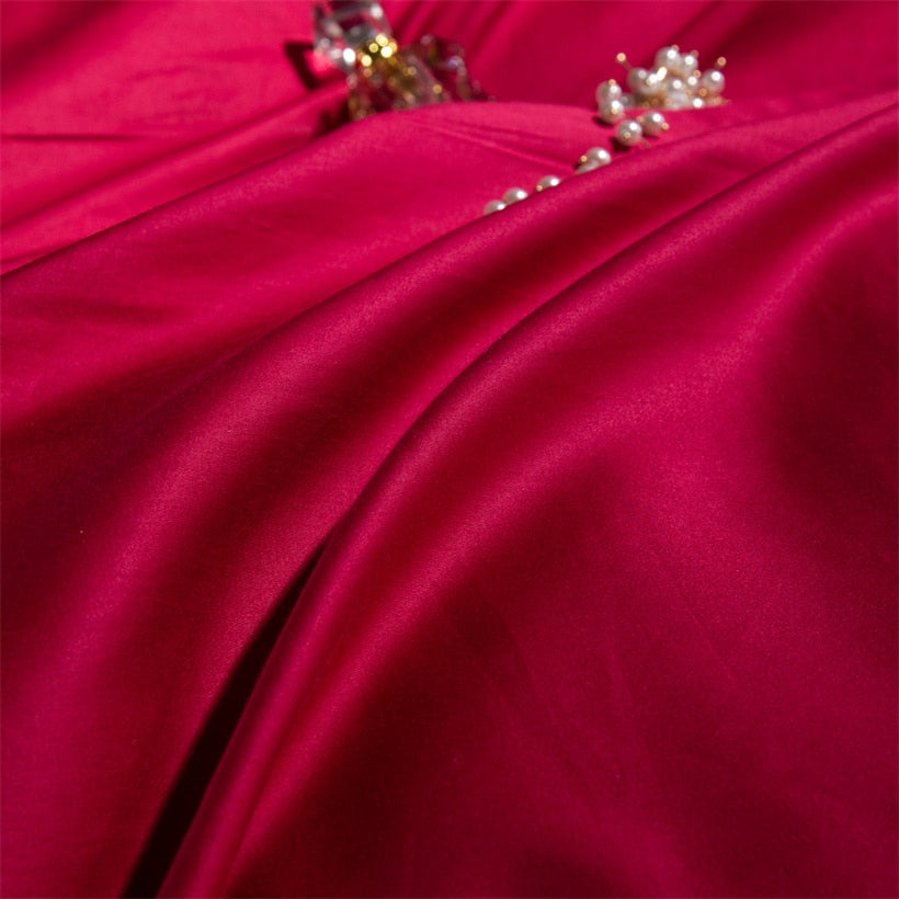 CORX Designs - Margaret Luxurious Silk Jacquard Duvet Cover Bedding Set - Review