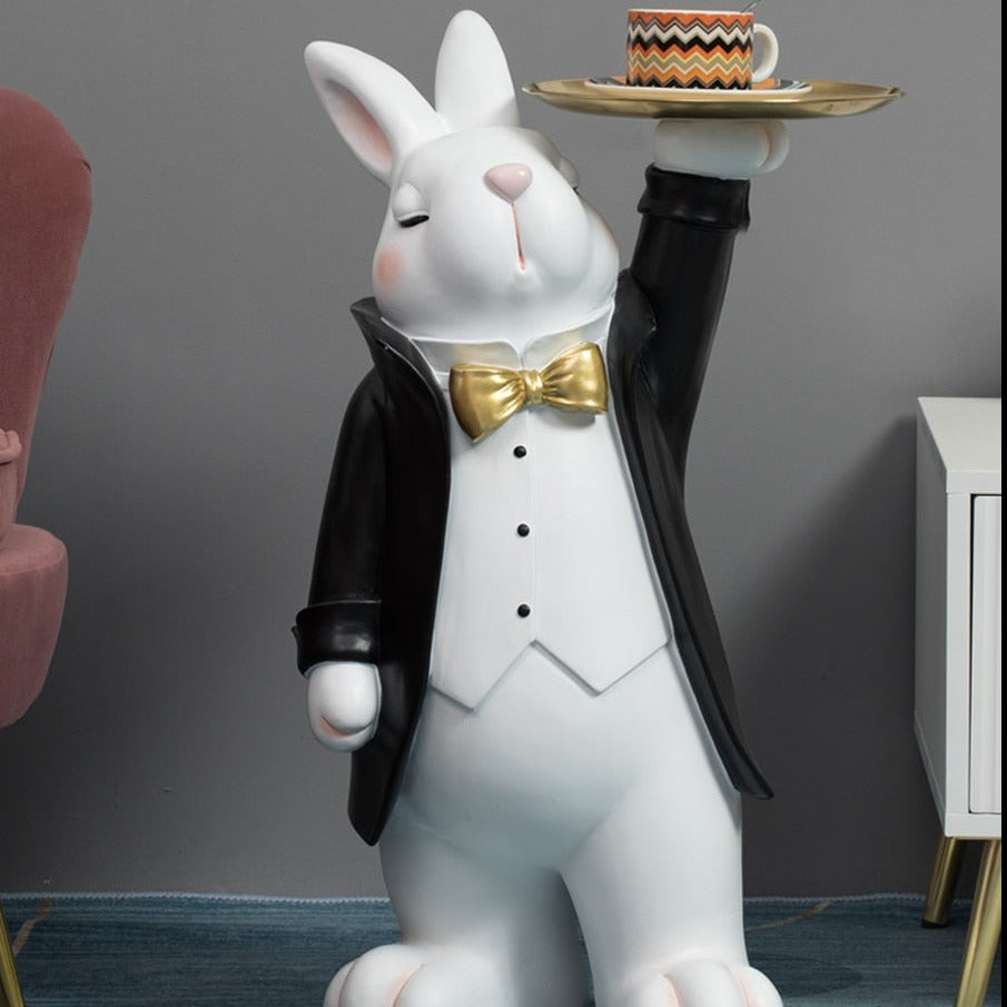 CORX Designs - Rabbit Butler with Tray Large Statue - Review