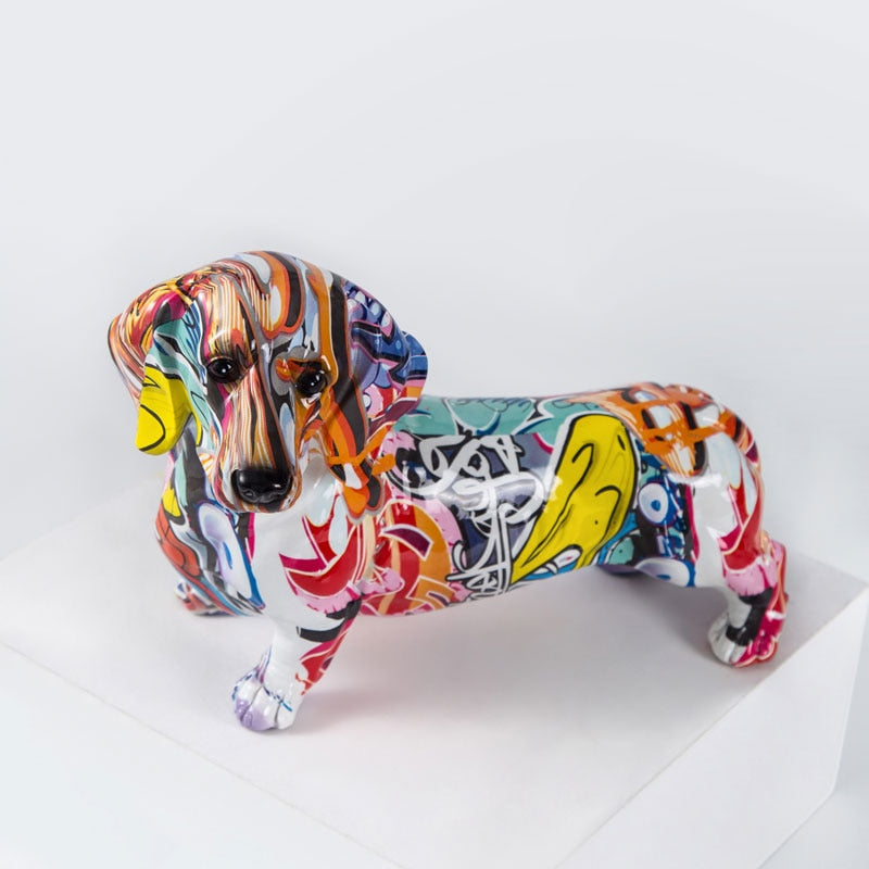 CORX Designs - Graffiti Dachshund Resin Statue - Review