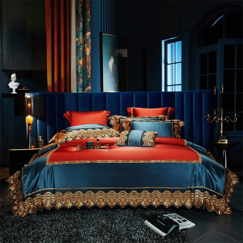 CORX Designs - Cinnabar Luxurious Lace Duvet Cover Bedding Set - Review