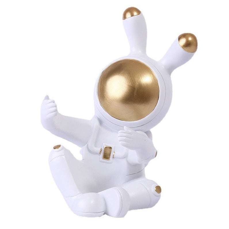 CORX Designs - Astronaut Space Rabbit Wine Holder Storage Statue - Review