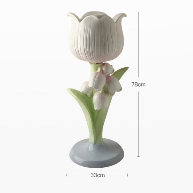 CORX Designs - Flower Storage Floor Ornament Statue - Review