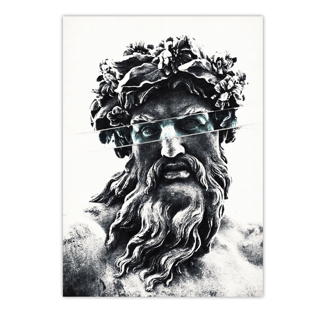 CORX Designs - Black and White Greek Gods and Goddesses Canvas Art - Review