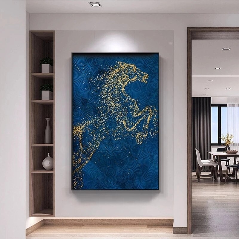 CORX Designs - Luxurious Golden Horse Canvas Art - Review