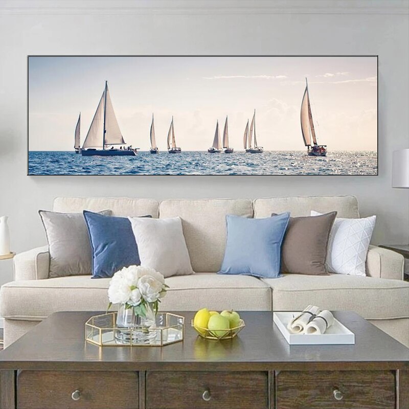 CORX Designs - Sailing Boat Seascape Canvas Art - Review