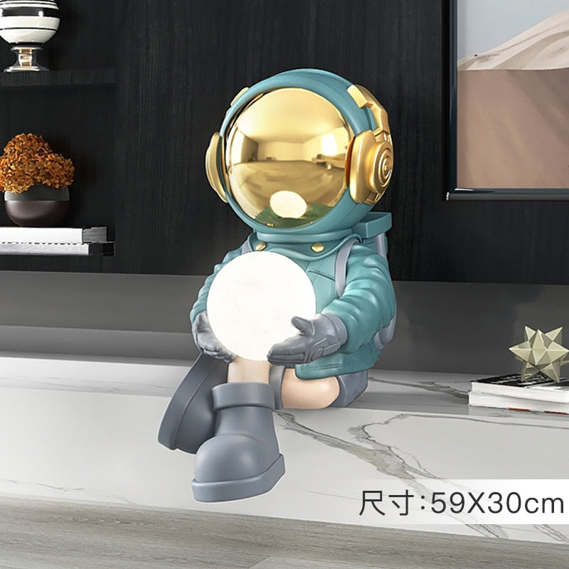CORX Designs - Sitting Astronaut Statue With Light - Review