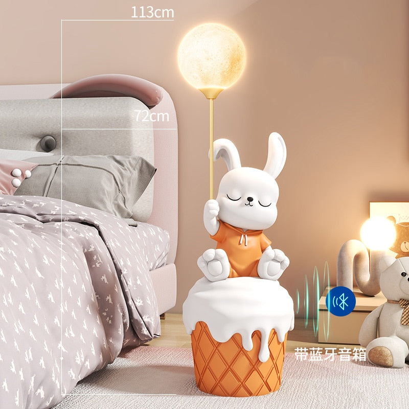 CORX Designs - Cute Bunny Statue with Light and Bluetooth Speaker - Review