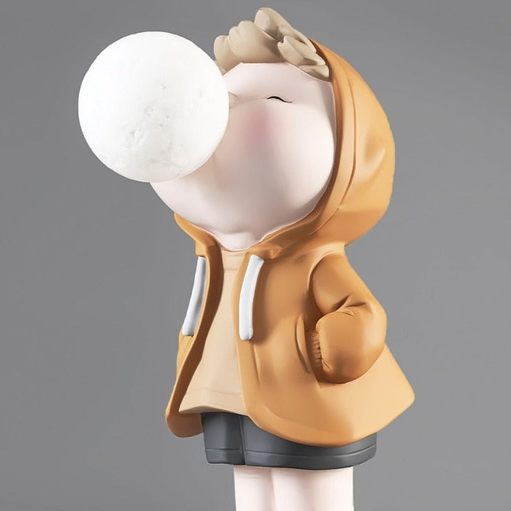 CORX Designs - Boy in Hoodie Bubble Large Statue with Light - Review