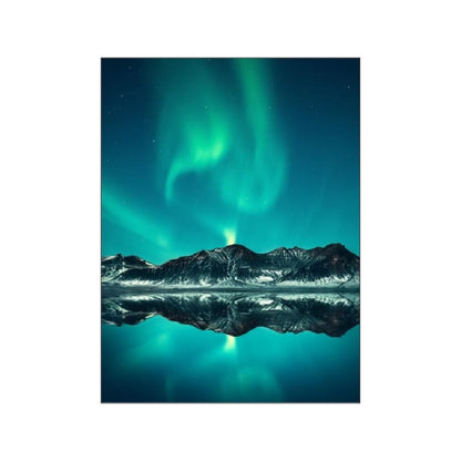 CORX Designs - Nordic Aurora Lake Mountain Canvas Art - Review