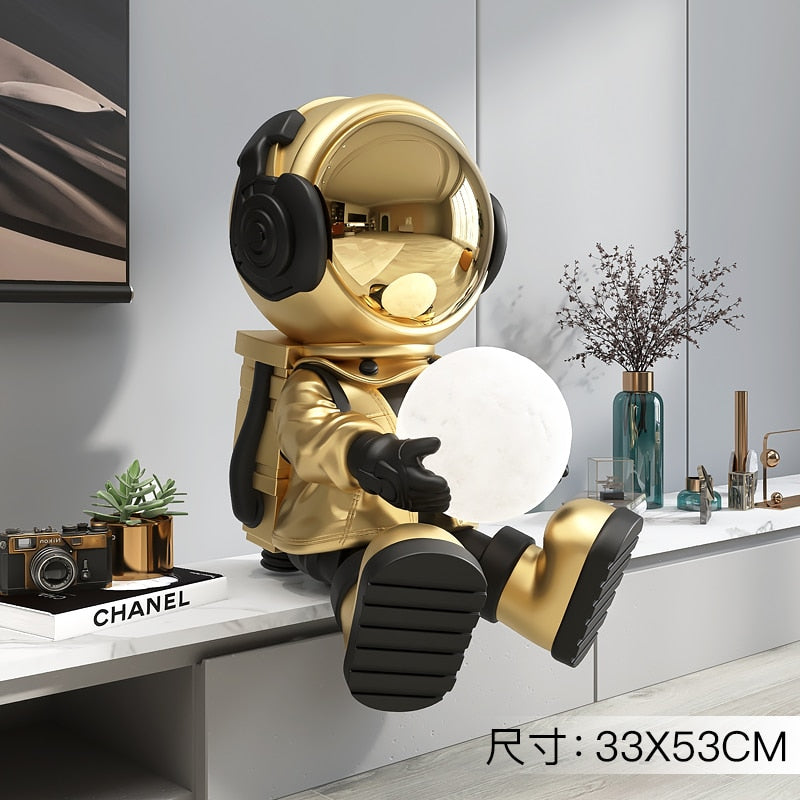 CORX Designs - Sitting Astronaut Statue With Light - Review