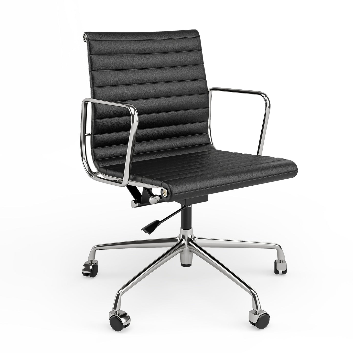 CORX Designs - Eames Aluminum Group Office Chair with Genuine Leather - Review