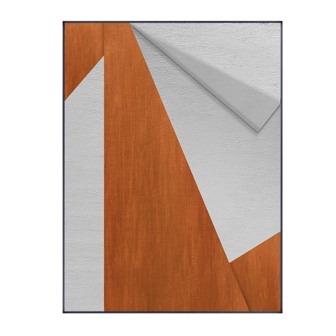 CORX Designs - Modern Geometry Orange Canvas Art - Review