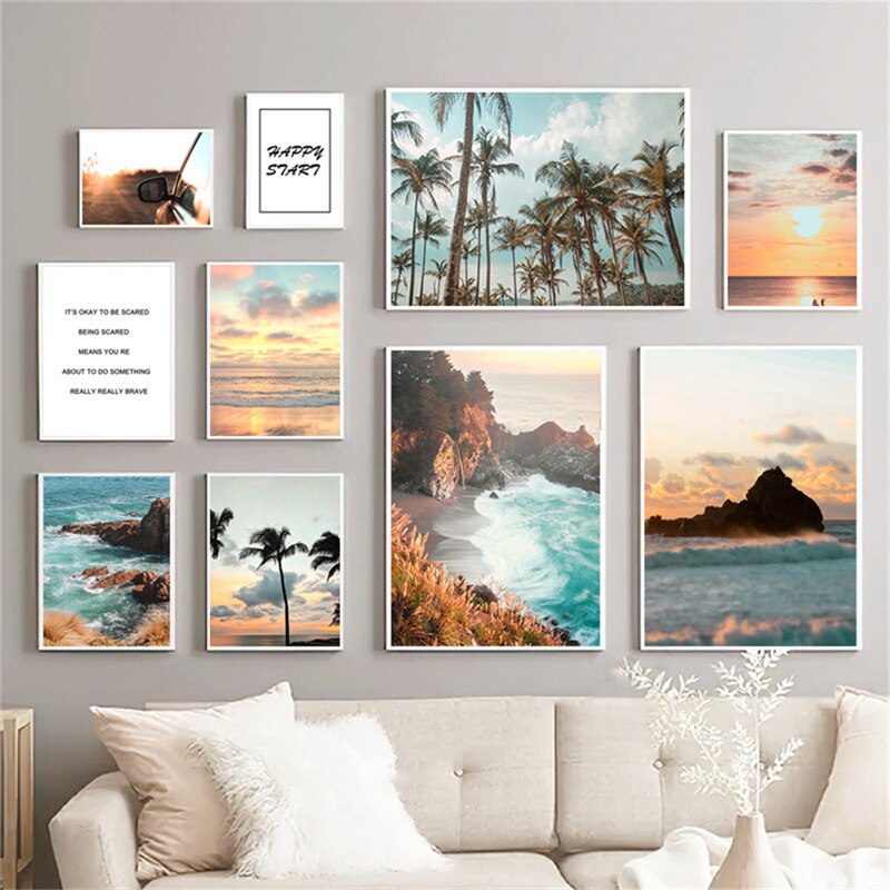 CORX Designs - Tropical Blue Ocean and Sky Canvas Art - Review