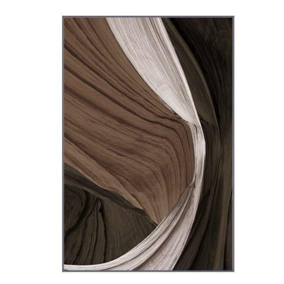 CORX Designs - Abstract Dark Brown Paint Texture Canvas Art - Review