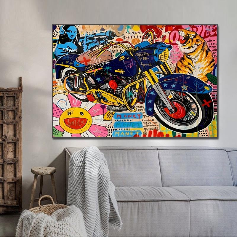 CORX Designs - Graffiti Motorcycle Canvas Art - Review