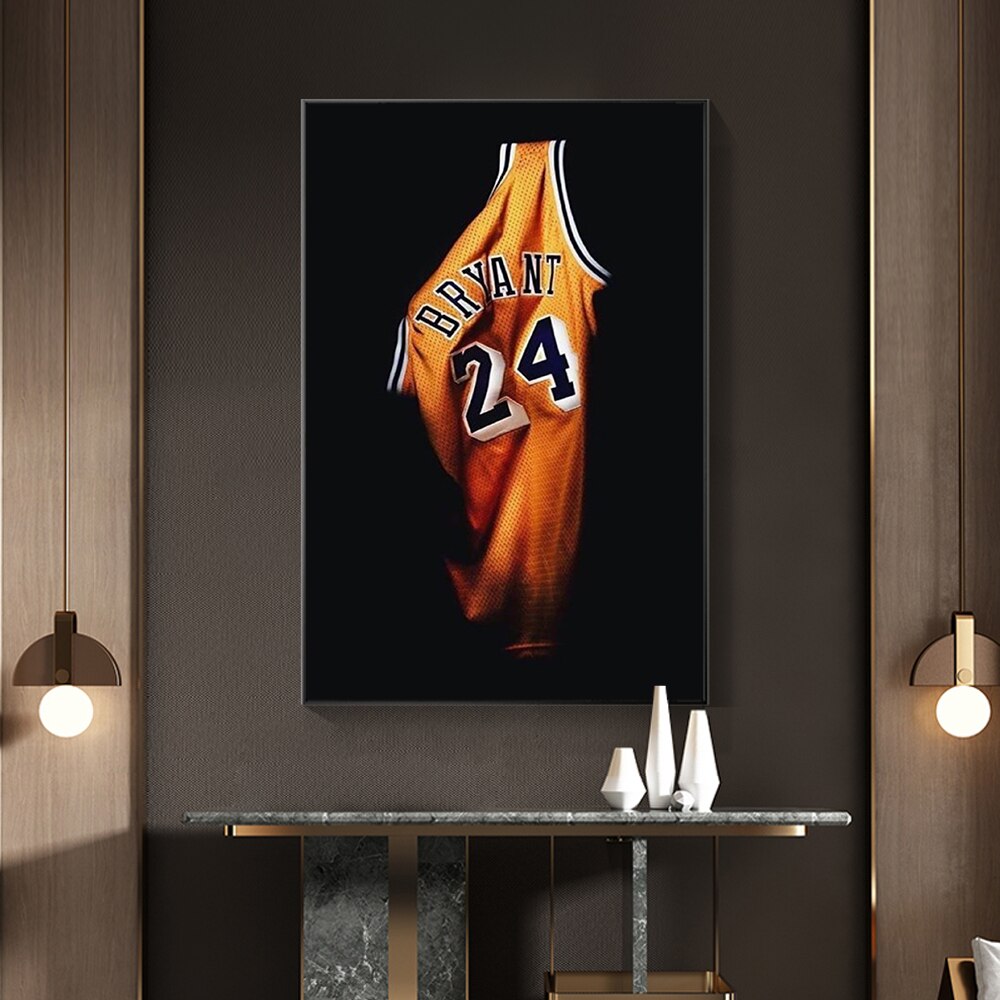 Kobe bryant jersey store painting