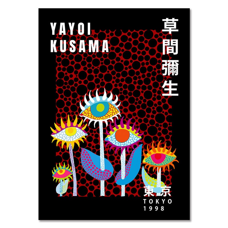 CORX Designs - Yayoi Kusama Mushroom Canvas Art - Review