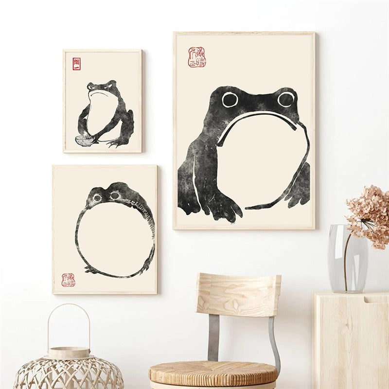 CORX Designs - Japanese Frog Toad Wall Art Canvas - Review