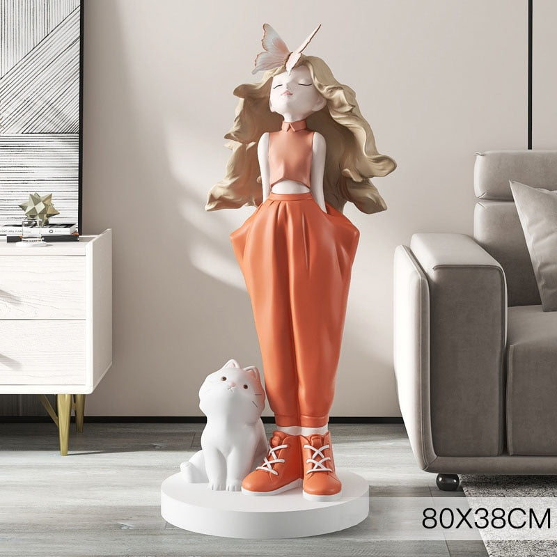 CORX Designs - Girl Butterfly Large Floor Statue - Review
