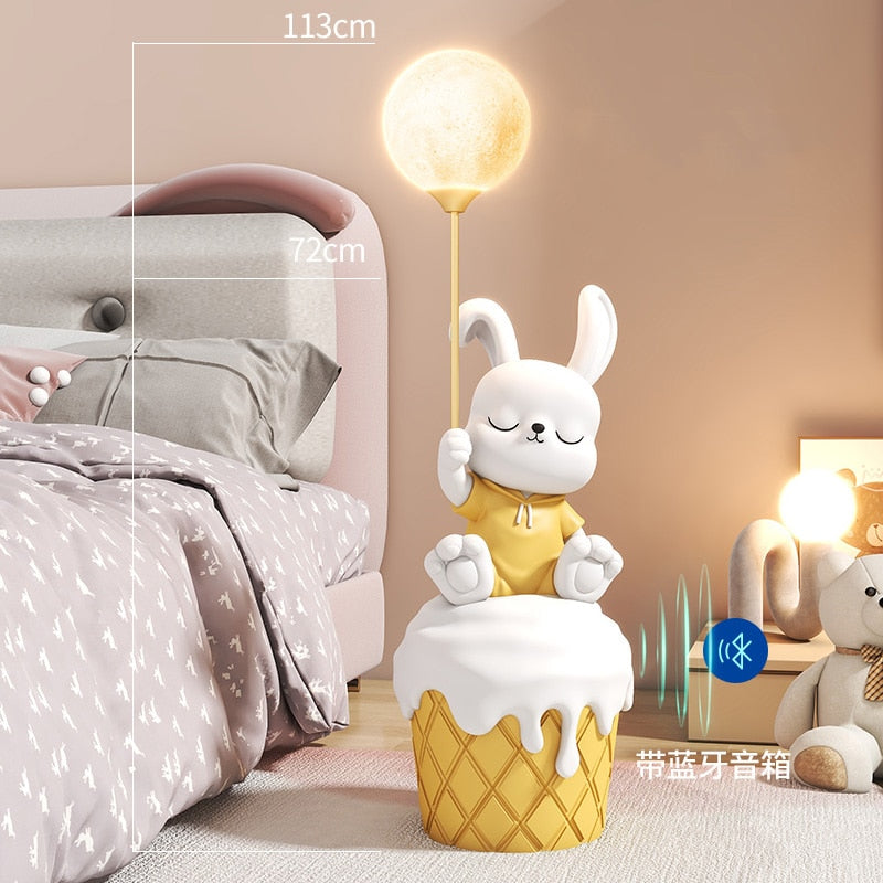 CORX Designs - Cute Bunny Statue with Light and Bluetooth Speaker - Review
