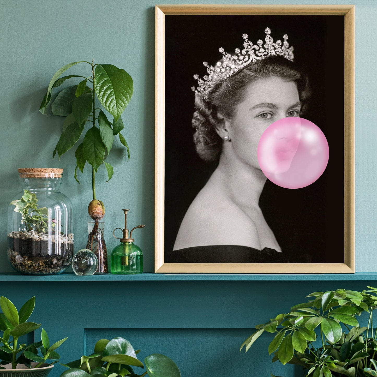 CORX Designs - Queen Elizabeth II With Pink Balloon Canvas Art - Review