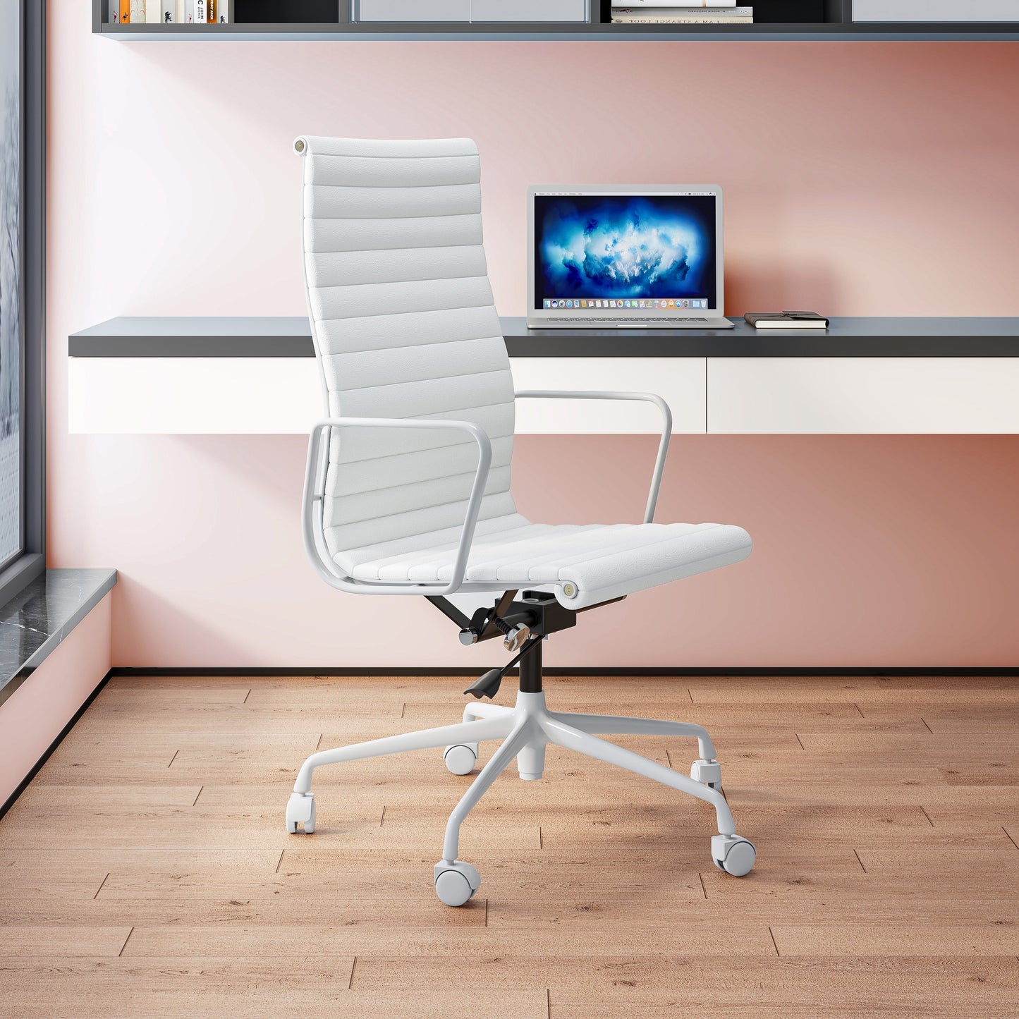 CORX Designs - Eames Aluminum Group Office Chair with Genuine Leather - Review