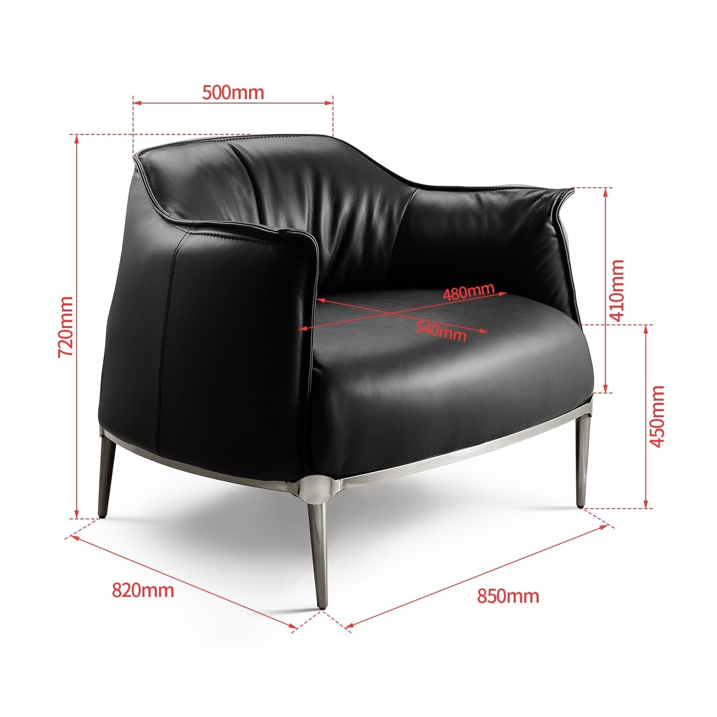 CORX Designs - Archibald Armchair by Jean-Marie Massaud with Genuine Italian Leather - Review