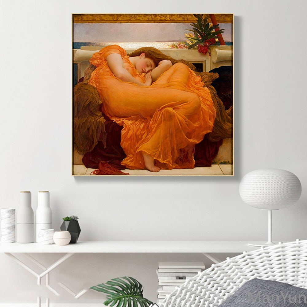 CORX Designs - Sleeping Beauty Orange Canvas Art - Review