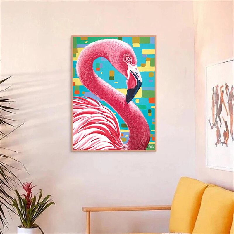 CORX Designs - Pink Flamingo Canvas Art - Review