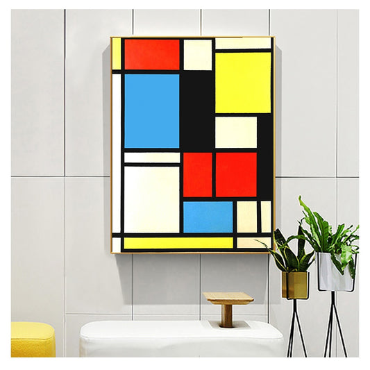 CORX Designs - Piet Cornelies Mondrian Geometry Canvas Art - Review