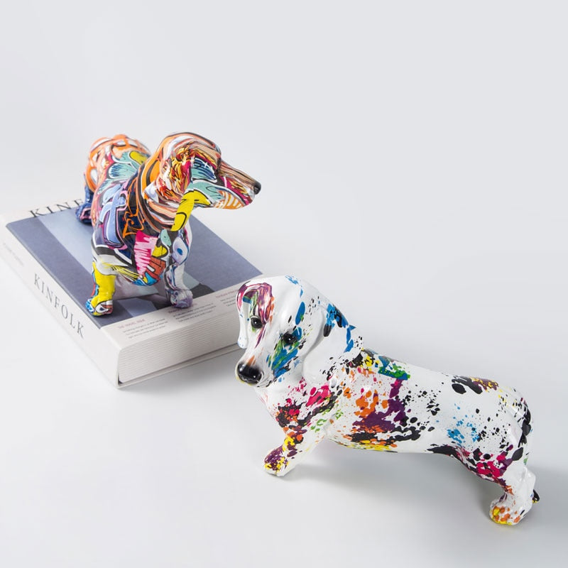 CORX Designs - Graffiti Dachshund Resin Statue - Review