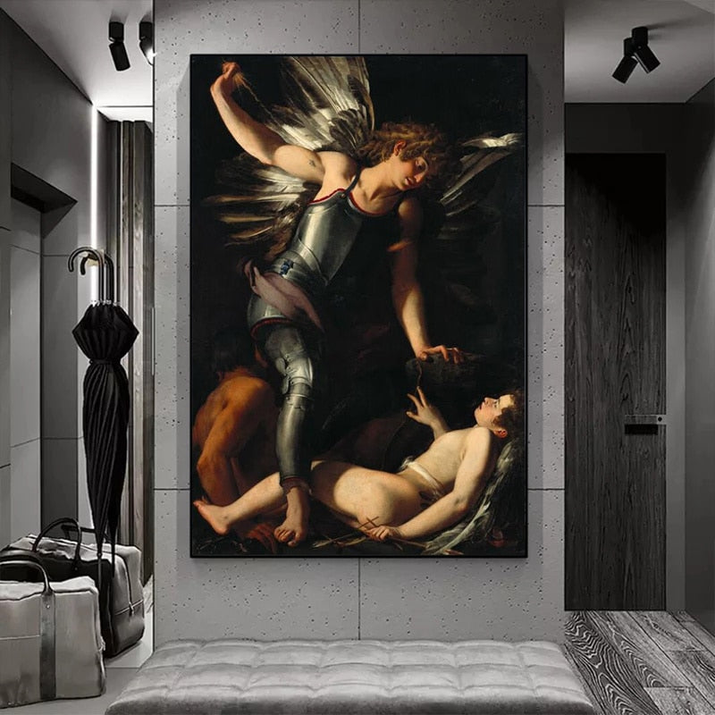 CORX Designs - The Divine Eros Defeats the Earthly Eros Canvas Art - Review